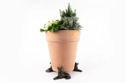 Antique Bronze Coloured German Shepherd Potty Feet - Plant Pot Feet -PlantHub Shop GERMAN20SHEPHERD20POT20 20120 20PF0067