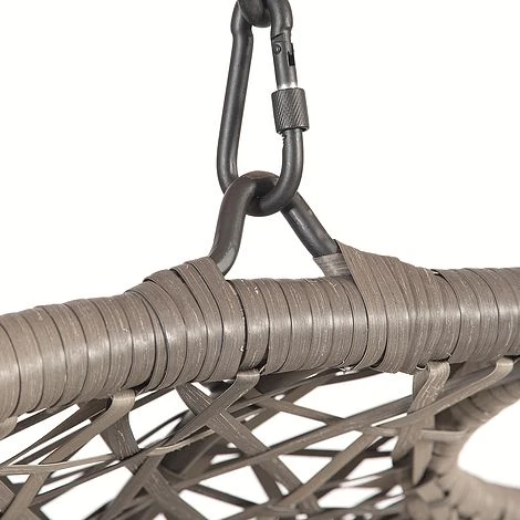 Brampton Luxury Rattan Wicker Outdoor Hanging Cocoon Egg Swing Chair Double 6 Brampton Luxury Rattan Wicker Outdoor Hanging Cocoon Egg Swing Chair Double - Image 4