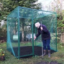 Walk In Heavy Duty Crop Cage & Plant Protection Grow House - 4x2x2m H -PlantHub Shop GHD DOOR PIC3 1