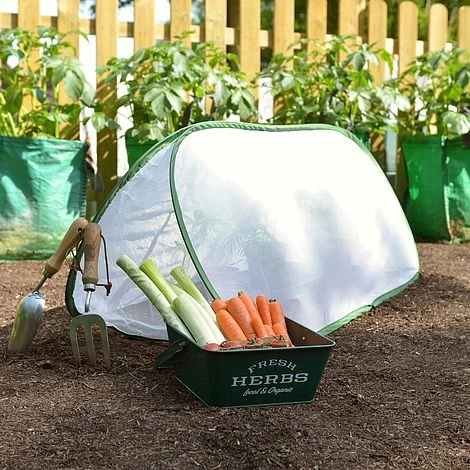 Pop Up Mini Insect Mesh Grow Tunnel & Veg Bed Cover 3 Pop Up Mini Insect Mesh Grow Tunnel & Veg Bed Cover