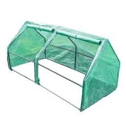 Garden Gear Apex Cloche 13 Garden Gear Apex Cloche -PlantHub Shop Greem Polytunel 2 window open