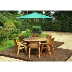 6 Seater Round Table Set -PlantHub Shop HB10G20Pic6