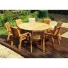 8 Seater Round Table Set -PlantHub Shop HB1120Pic3