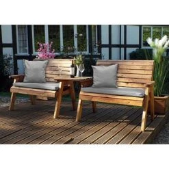 Twin Bench Set Straight -PlantHub Shop HB115BGR