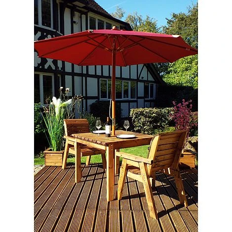 2 Seater Square Bistro Set 4 2 Seater Square Bistro Set - Image 2