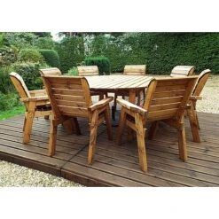 8 Seater Round Table Set -PlantHub Shop HB11B20Pic2