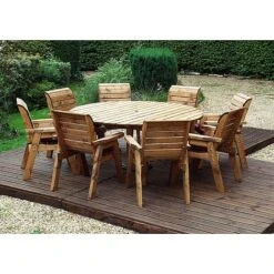 8 Seater Round Table Set -PlantHub Shop HB11B20Pic5