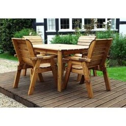 4 Seater Rectangular Table Set -PlantHub Shop HB1220Pic4