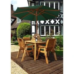 4 Seater Rectangular Table Set -PlantHub Shop HB12G20Pic1