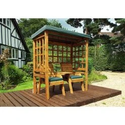 Henley Twin Seat Arbour -PlantHub Shop HB148G 1