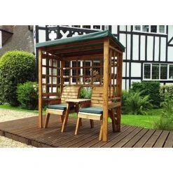 Henley Twin Seat Arbour -PlantHub Shop HB148G 2