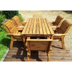 6 Seater Rectangular Table Set -PlantHub Shop HB1520Pic3