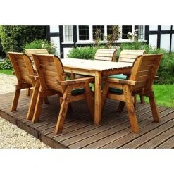 6 Seater Rectangular Table Set -PlantHub Shop HB15G20Pic5