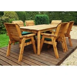 6 Seater Rectangular Table Set -PlantHub Shop HB15G20Pic6