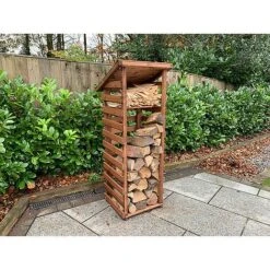 Charles Taylor Wooden Log Store Small 2 X 2ft -PlantHub Shop HB2011