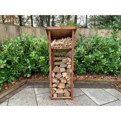 Charles Taylor Wooden Log Store Small 2 X 2ft -PlantHub Shop HB201202