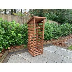 Charles Taylor Wooden Log Store Small 2 X 2ft -PlantHub Shop HB201205