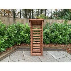 Charles Taylor Wooden Log Store Small 2 X 2ft -PlantHub Shop HB201206