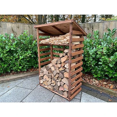 Charles Taylor Wooden Log Store Medium 3 X 2ft 3 Charles Taylor Wooden Log Store Medium 3 X 2ft