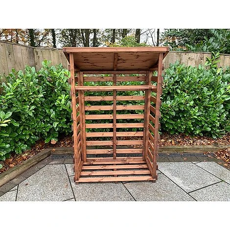 Charles Taylor Wooden Log Store Medium 3 X 2ft 4 Charles Taylor Wooden Log Store Medium 3 X 2ft - Image 2