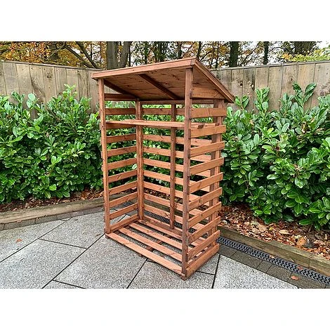 Charles Taylor Wooden Log Store Medium 3 X 2ft 5 Charles Taylor Wooden Log Store Medium 3 X 2ft - Image 3