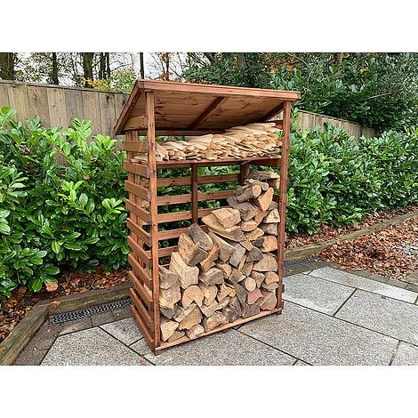 Charles Taylor Wooden Log Store Medium 3 X 2ft 6 Charles Taylor Wooden Log Store Medium 3 X 2ft - Image 4