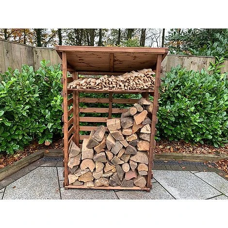 Charles Taylor Wooden Log Store Medium 3 X 2ft 7 Charles Taylor Wooden Log Store Medium 3 X 2ft - Image 5