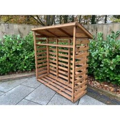 Wooden Log Store Large 5 X 2ft -PlantHub Shop HB203204