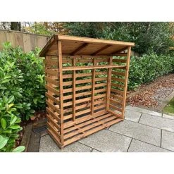 Wooden Log Store Large 5 X 2ft -PlantHub Shop HB203205
