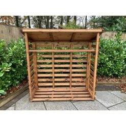 Wooden Log Store Large 5 X 2ft -PlantHub Shop HB203206