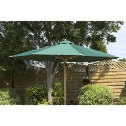Charles Taylor Wooden Parasol Green -PlantHub Shop HB32 220Garden20Parasol Umbrella20green20top