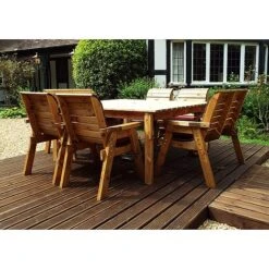 8 Seater Square Table Set With Benches -PlantHub Shop HB44B20Pic9