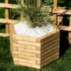 Large 70cm Hexagon Wooden Planter -PlantHub Shop Hexagonal Wooden Planter 1024x10242 1