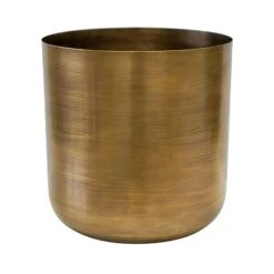 Indoor Chelsea Brass Planter H20Cm D20Cm