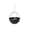 Indoor Kensington Brass Hanging Planter H34Cm D30Cm -PlantHub Shop IKBHP30