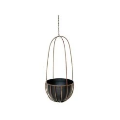 Indoor Kensington Brass Tall Hanging Planter H60Cm D24Cm 5 Indoor Kensington Brass Tall Hanging Planter H60Cm D24Cm -PlantHub Shop IKBTHP24copy