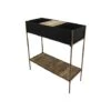 Indoor Kensington Metal Planter Stand In Gold H76Cm W70Cm -PlantHub Shop IKMPSG76