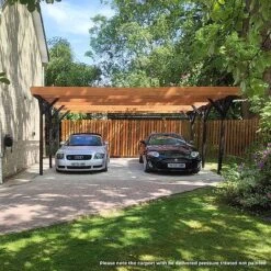 Cerland Jean Double Wooden Carport 6 X 5m -PlantHub Shop IMG 20230608 142628