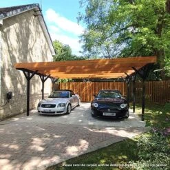 Cerland Jean Double Wooden Carport 6 X 5m -PlantHub Shop IMG 20230608 142804
