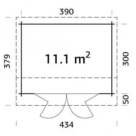 Ines 1 3m X 3.9m Summerhouse 6 Ines 1 3m X 3.9m Summerhouse - Image 4