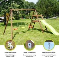 Soulet Figue Climbing Frame With Swings And Slide -PlantHub Shop Infographics20Images11