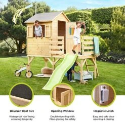 Soulet Josephine Playhouse With Slide 10 X 8 14 Soulet Josephine Playhouse With Slide 10 X 8 -PlantHub Shop Infographics20Images22