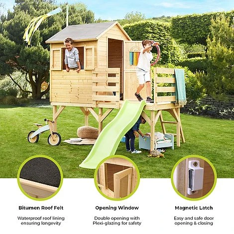 Soulet Josephine Playhouse With Slide 10 X 8 4 Soulet Josephine Playhouse With Slide 10 X 8 - Image 2