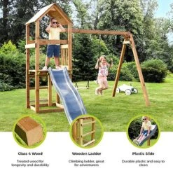 Noumea Climbing Frame Playground Set -PlantHub Shop Infographics20Images25