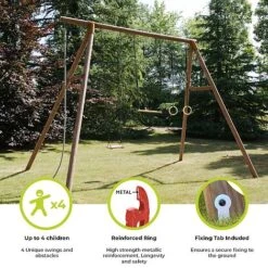 Soulet Galdar Wooden Swing Set 11 Soulet Galdar Wooden Swing Set -PlantHub Shop Infographics20Images29