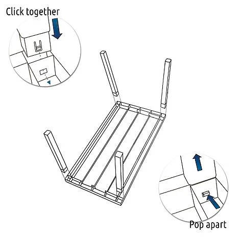 Idooka Faux Wood Garden Coffee Table - Waterproof Patio Side Table For Outdoor Use 8 Idooka Faux Wood Garden Coffee Table - Waterproof Patio Side Table For Outdoor Use - Image 6