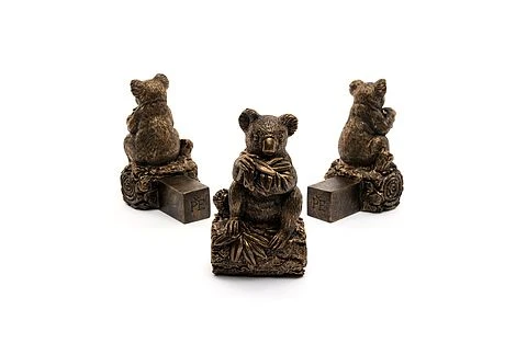 Antique Bronze Coloured Koala Potty Feet - Plant Pot Feet 4 Antique Bronze Coloured Koala Potty Feet - Plant Pot Feet - Image 2
