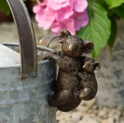 Antique Bronze Coloured Koala Pot Buddy - Pot Hanger -PlantHub Shop KOALA2020CUB20 20WATERING20CAN20 20CROPPED20 20PB0014