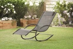 Idooka Mesh Rocking Sun Lounger -PlantHub Shop Lawn1