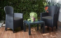 Idooka Tea For Two Dark Grey Bistro Set -PlantHub Shop Lifestyle13
